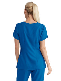 Grey's Anatomy™ by Barco Cora 4-Pocket Scrub Top-New Royal