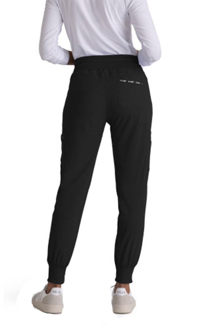 Grey's Anatomy™ Stretch by Barco 7-Pocket Jogger Pant-bLACK