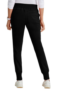 Grey's Anatomy Stretch™ by Barco Eden 5-Pocket Mid Rise Jogger Scrub Pant-Black