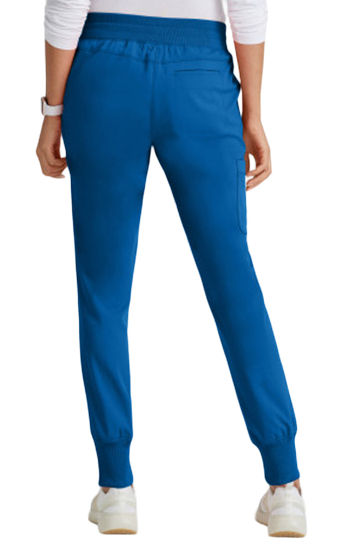 Grey's Anatomy Stretch™ by Barco Eden 5-Pocket Mid Rise Jogger Scrub Pant-New Royal