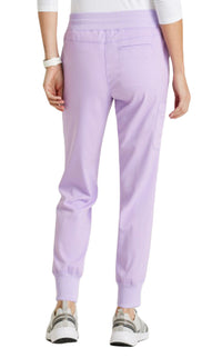 Grey's Anatomy Stretch™ by Barco Eden 5-Pocket Mid Rise Jogger Scrub Pant-Purple Fressia