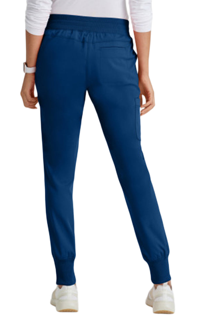 Grey's Anatomy Stretch™ by Barco Eden 5-Pocket Mid Rise Jogger Scrub Pant-Indigo