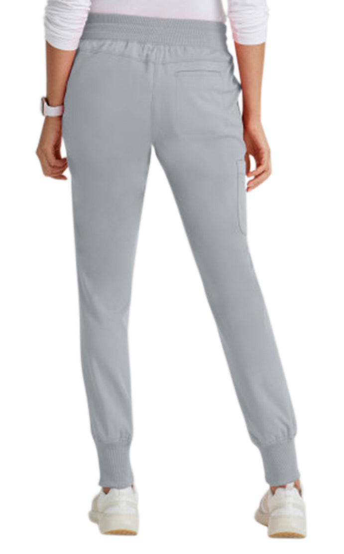 Grey's Anatomy Stretch™ by Barco Eden 5-Pocket Mid Rise Jogger Scrub Pant-Moon struck