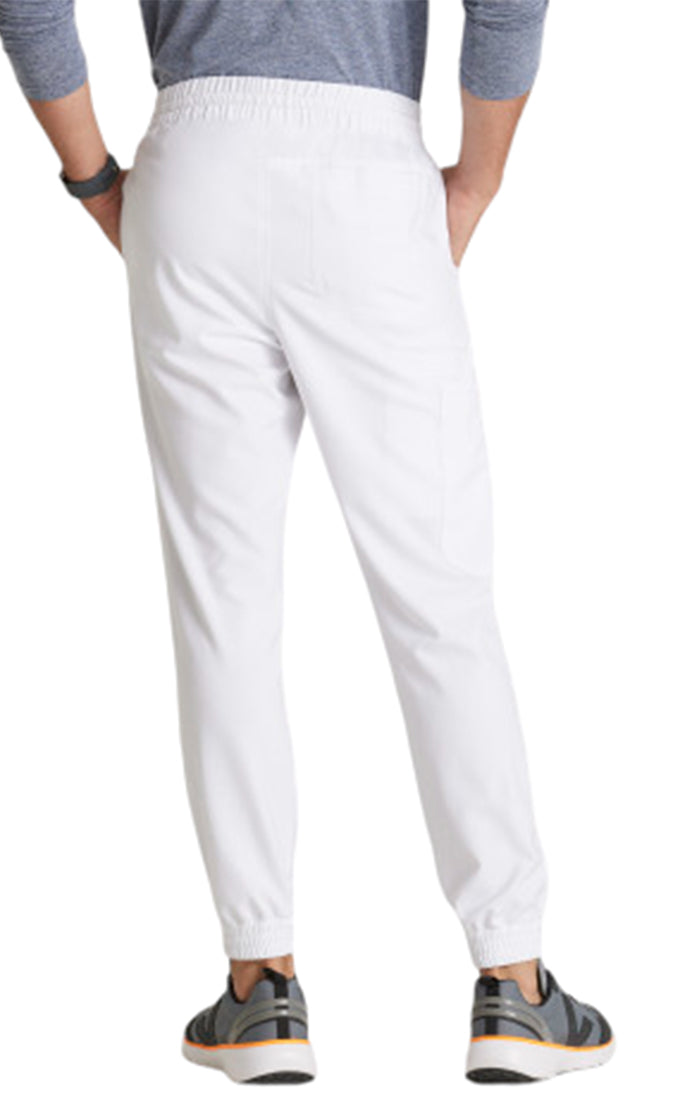 Grey's Anatomy™ Evolve by Barco 5-Pocket Elastic Jogger Pant-WHite