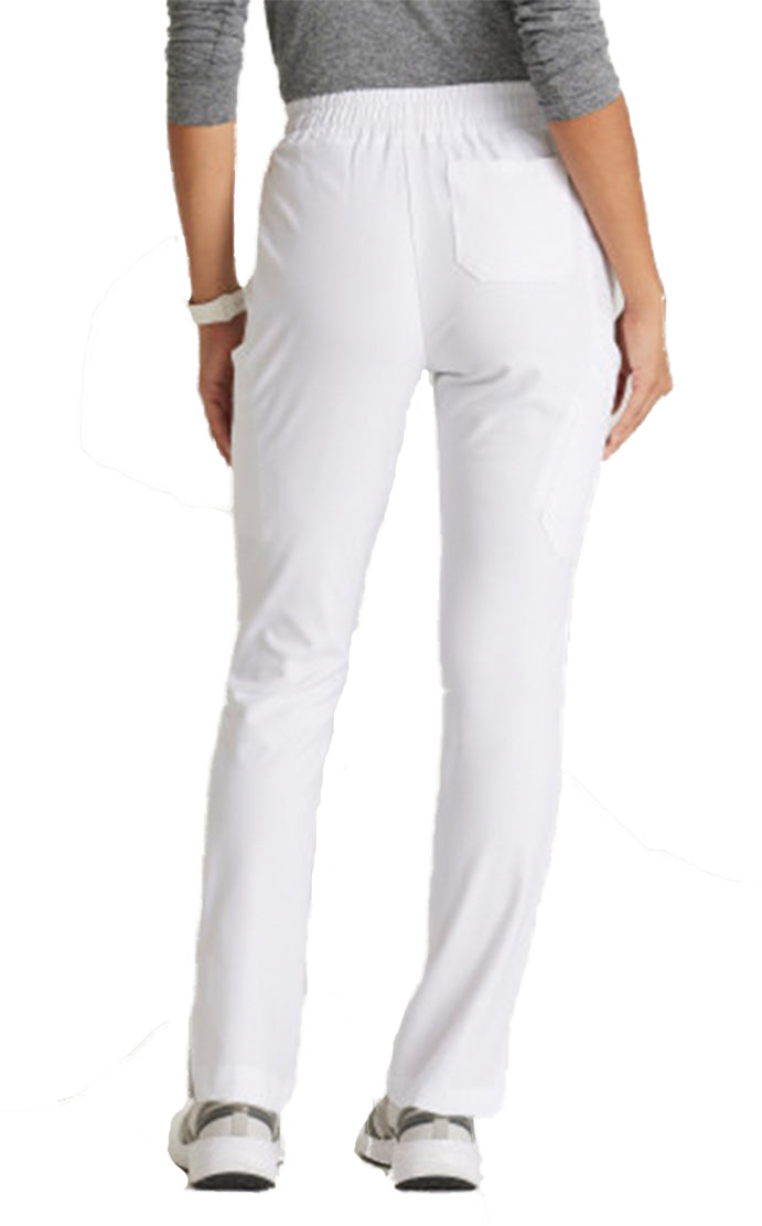 Grey's Anatomy™ Evolve by Barco Terra 6-Pocket Mid-Rise CICLO®Leg Pant-Petite-White