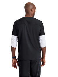 Barco Unify™ by Barco RALLY 3-POCKET V-NECK SCRUB TOP - Black