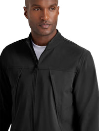 Barco Unify™ by Barco RALLY 4-POCKET MOCK COLLAR WARM UP JACKET - Black