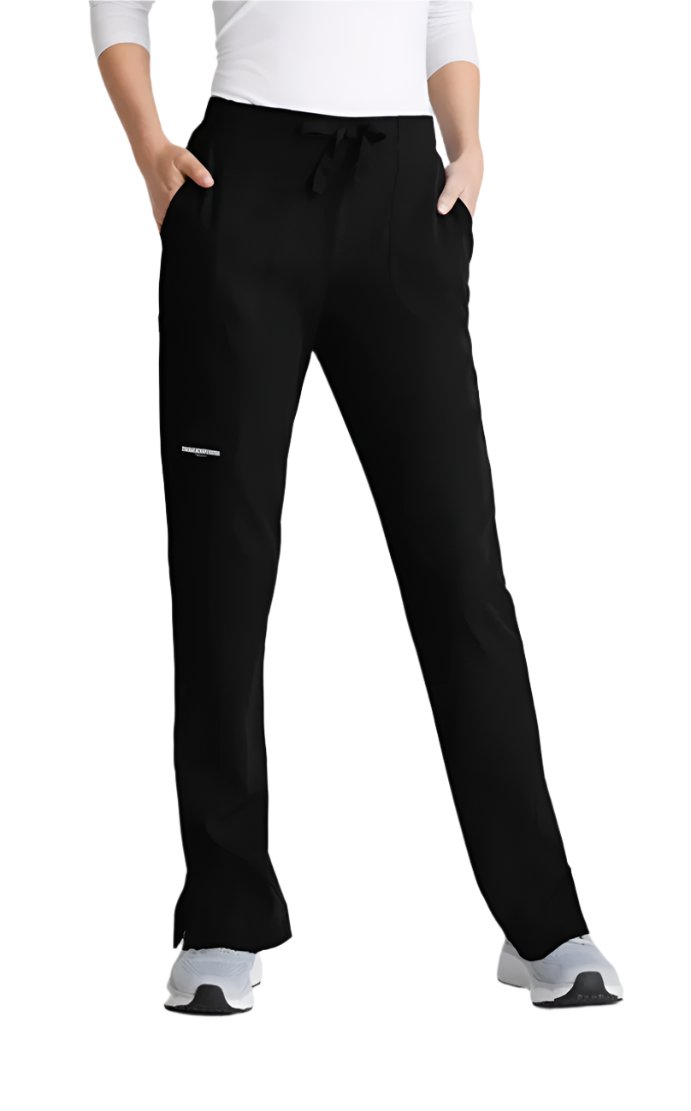 Skechers™ Vitality by Barco Charge 4 Pocket Mid-Rise Tapered Leg Scrub Pant - Black