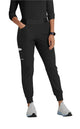 Skechers™ Vitality by Barco Electra 5-Pocket Mid-Rise Jogger Scrub Pant - Black