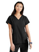 Barco Unify™ by Barco PURPOSE 4-POCKET V-NECK SCRUB TOP - Black