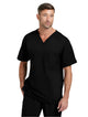 Grey's Anatomy Stretch™ by Barco Murphy 2-Pocket V-Neck Scrub Top-Black