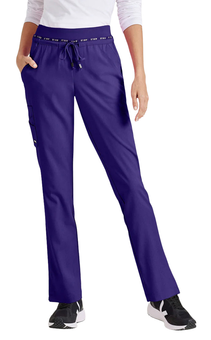 Grey's Anatomy™ Stretch by Barco Serena 7-Pocket Mid-Rise Tappered Leg Scrub Pant-Brilliance