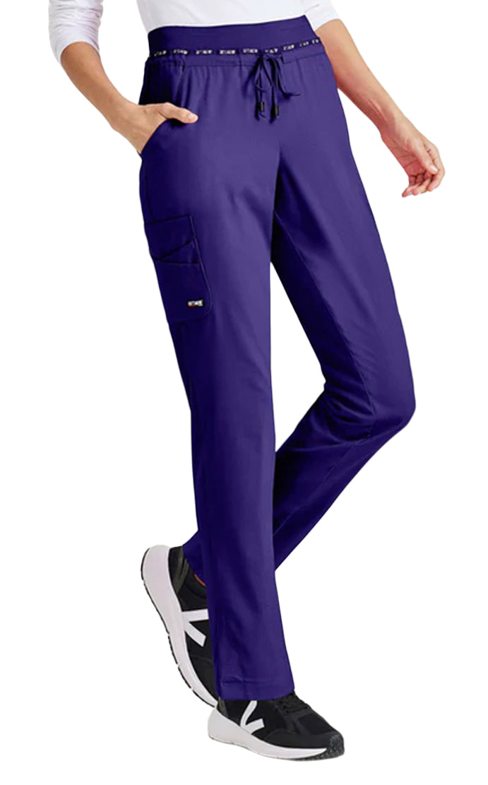 Grey's Anatomy™ Stretch by Barco Serena 7-Pocket Mid-Rise Tappered Leg Scrub Pant-brilliance