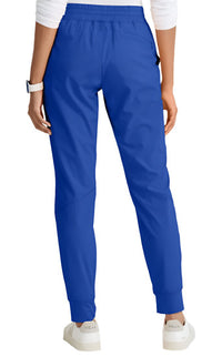 Barco One™ by Barco Boost 3-Pocket Mid-Rise Jogger Scrub Pant-Cobalt