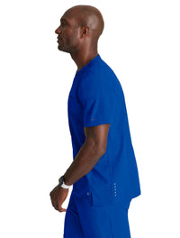 Barco One™ by Barco Velocity 2-Pocket V-Neck Scrub Top-Cobalt