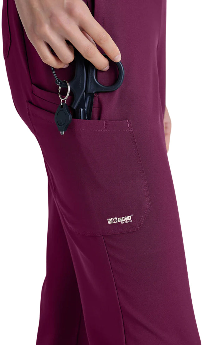 Grey's Anatomy™ Evolve by Barco Terra 6-Pocket Mid-Rise CICLO®Leg Pant-Wine