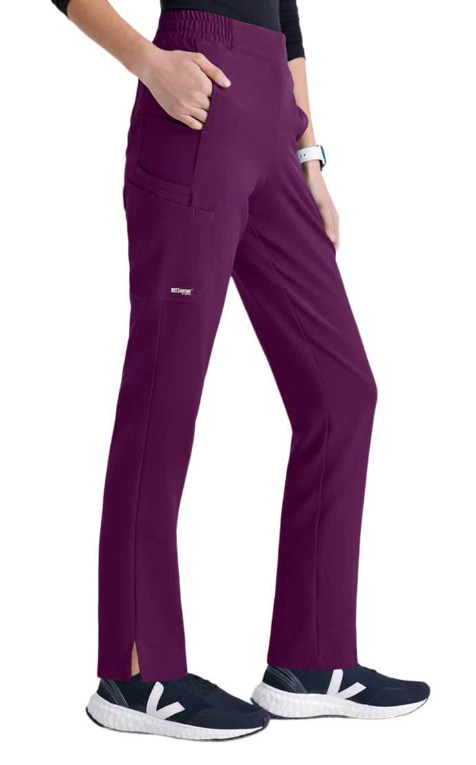 Grey's Anatomy™ Evolve by Barco Terra 6-Pocket Mid-Rise CICLO®Leg Pant-Wine