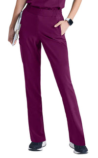 Grey's Anatomy™ Evolve by Barco Terra 6-Pocket Mid-Rise CICLO®Leg Pant-Wine