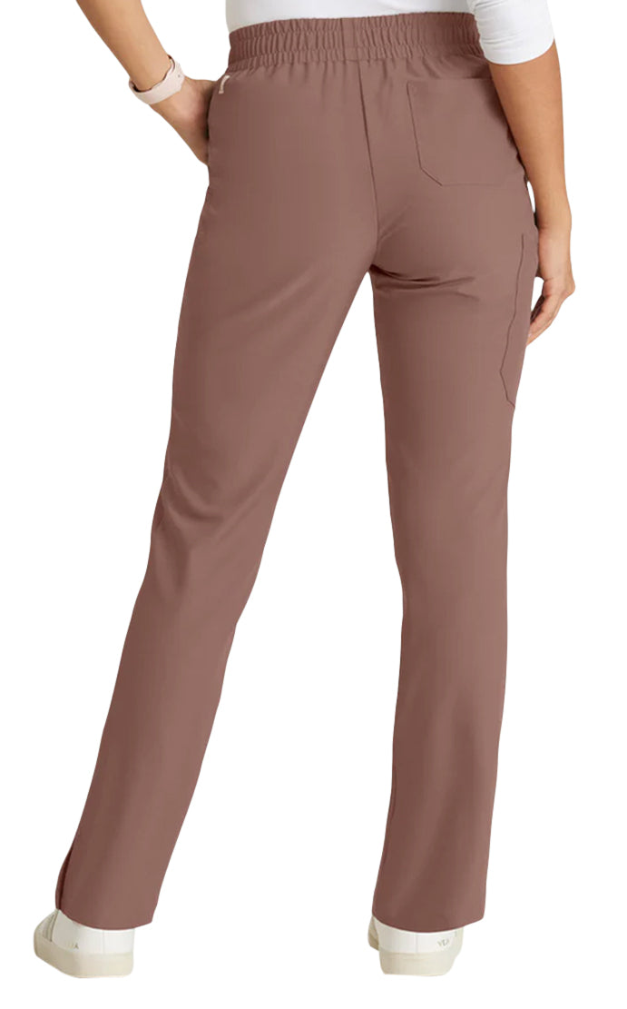 Grey's Anatomy™ Evolve by Barco Terra 6-Pocket Mid-Rise CICLO®Leg Pant-Petite-DriftWood