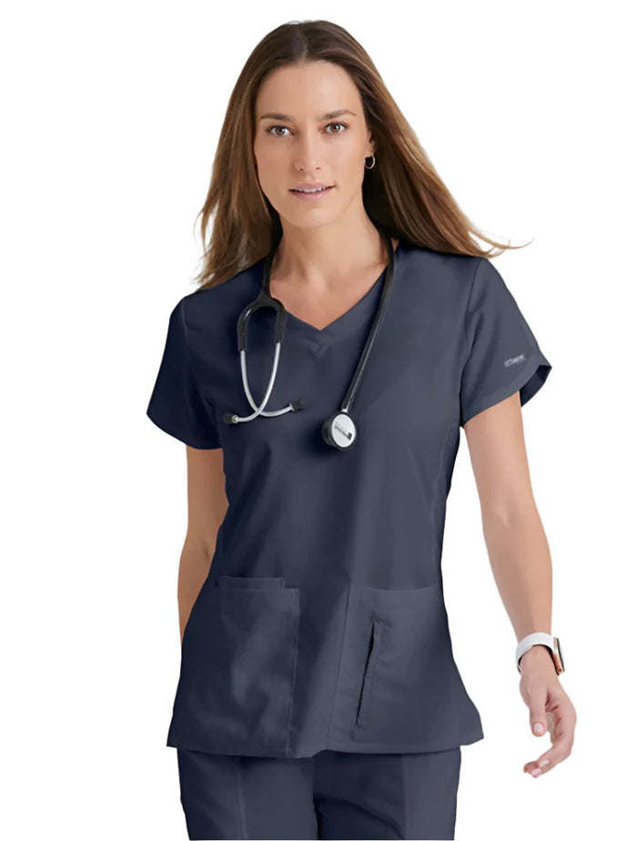 Grey's Anatomy™ by Barco Cora 4-Pocket Scrub Top-Extra LG -Front