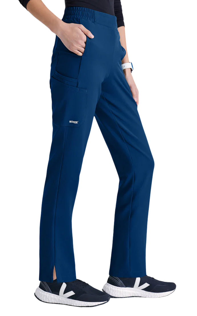 Grey's Anatomy™ Evolve by Barco Terra 6-Pocket Mid-Rise CICLO®Leg Pant-Petite-Indigo