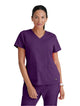 Grey's Anatomy Stretch™ by Barco Emma 4-Pocket V-Neck Scrub Top-Egg Plant