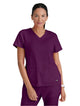 Grey's Anatomy Stretch™ by Barco Emma 4-Pocket V-Neck Scrub Top-Wine