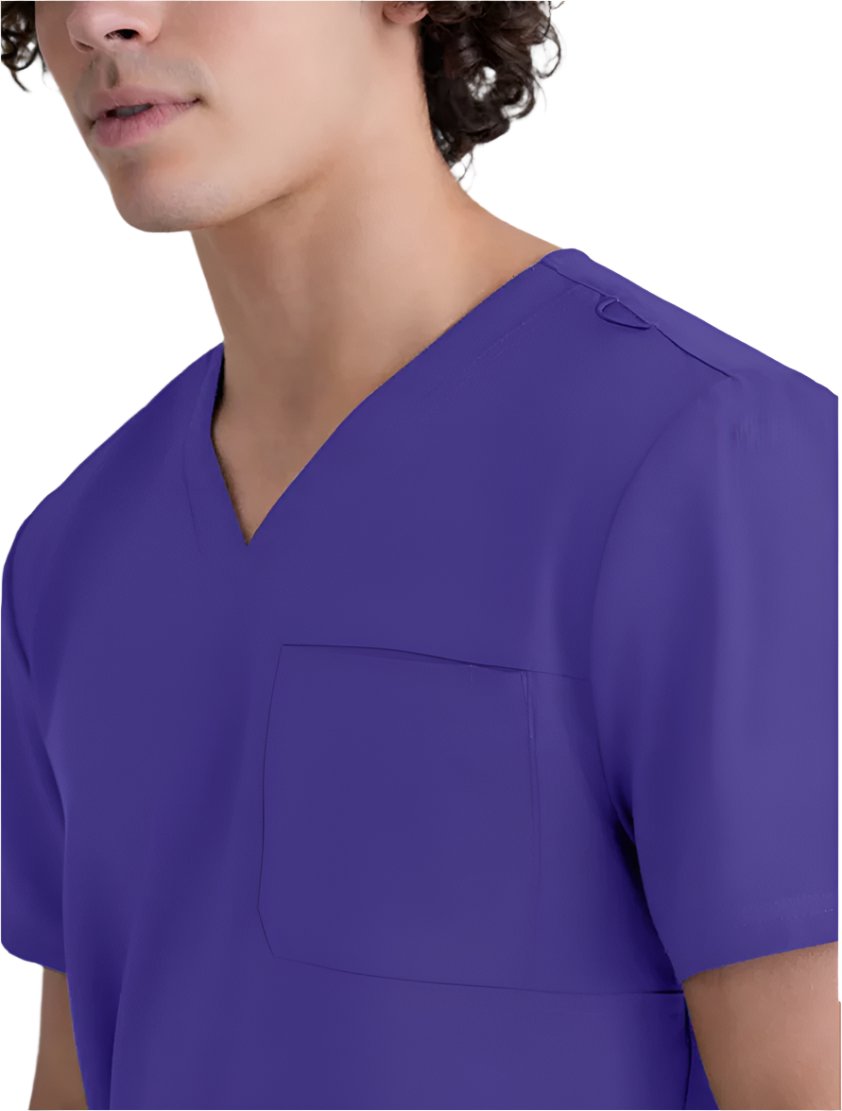 Grey's Anatomy™ Evolve by Barco Journey 1-Pocket CICLO® Scrub Top-New Grape