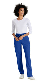 Grey's Anatomy™ by Barco  Kim 3-Pocket Mid-Rise Straight Leg Scrub Pant-New Royal