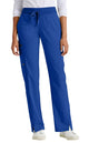 Grey's Anatomy™ by Barco  Kim 3-Pocket Mid-Rise Straight Leg Scrub Pant-New Royal