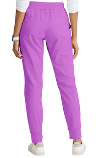 Barco One™ by Barco Boost 3-Pocket Mid-Rise Jogger Scrub Pant-Helio Purple