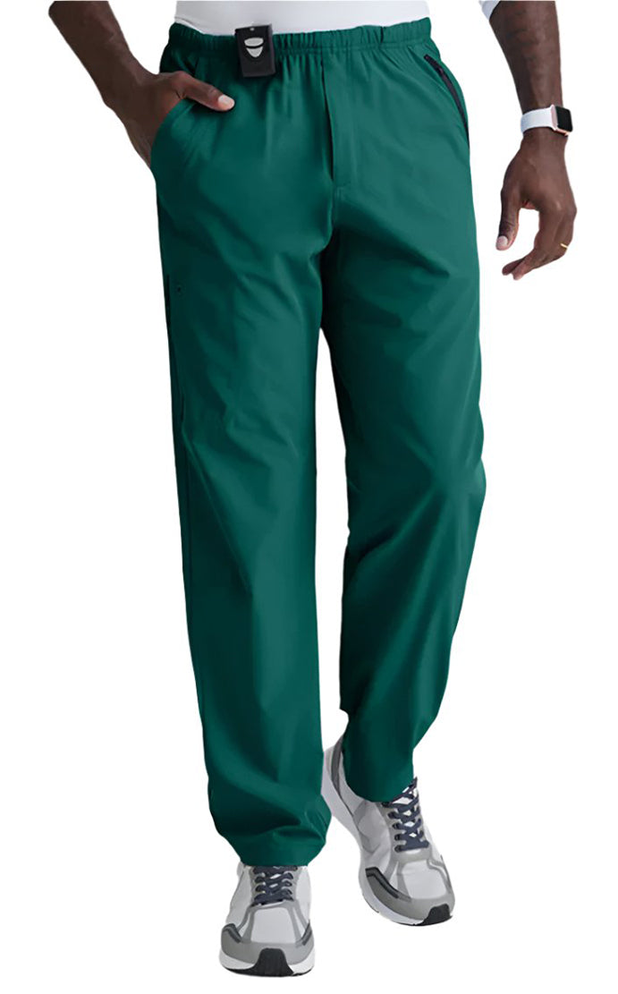 Barco One™ by Barco Amplify 7-Pocket Zip-Fly Scrub Pant-Hunter Green