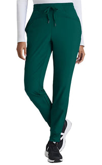 Barco One™ by Barco Boost 3-Pocket Mid-Rise Jogger Scrub Pant-Hunter Green