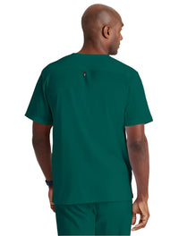 Grey's Anatomy Stretch™ by Barco Murphy 2-Pocket V-Neck Scrub Top-Hunter Green