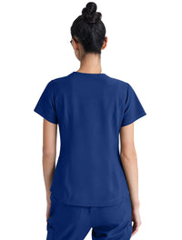 Grey's Anatomy™ Evolve by Barco Rhythm 2-Pocket CICLO® Scrub Top-Indigo