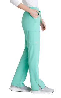 SKECHERS™ by barco Reliance 3-Pocket Mid-Rise Straight Leg Scrub Pant-Light Jade