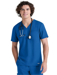 Grey's Anatomy™ Evolve by Barco Journey 1-Pocket CICLO® Scrub Top-New Royal