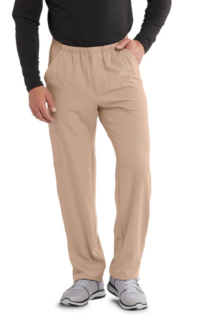 SKECHERS™ by barco Structure 4-Pockets Zip-Fly Scrub Pant-New Khaki