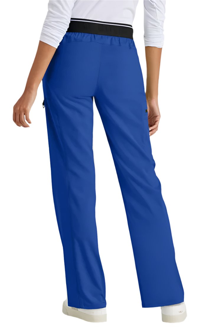 Grey's Anatomy™ by Barco  Kim 3-Pocket Mid-Rise Straight Leg Scrub Pant-New Royal