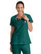 Grey's Anatomy™ by Barco Kira Zipper-Pocket Scrub Top-Hunter Green