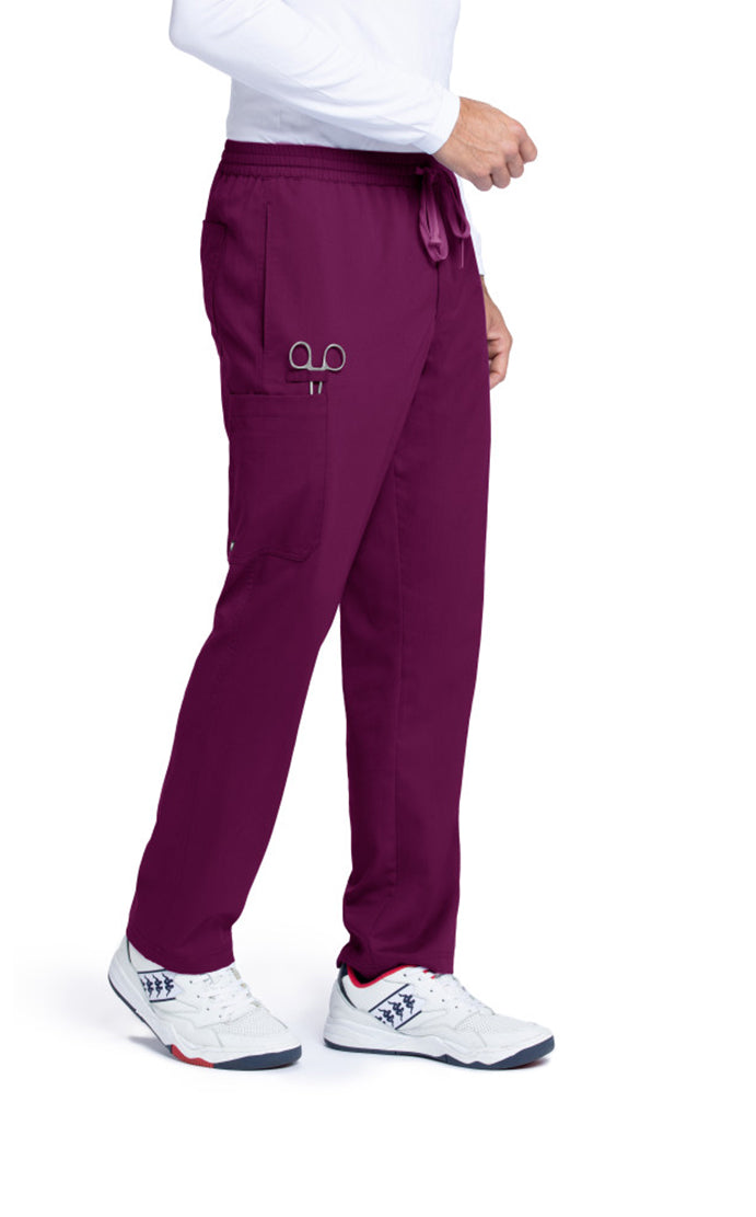 Grey's Anatomy™ Classic GRP558 Barco M5pkt Elas Cntr Drawcord Pant-Tall/Plus-Wine