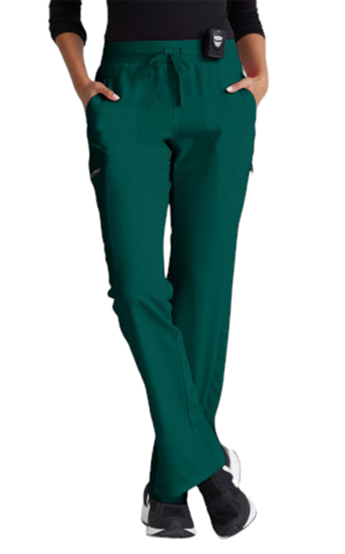 Barco 3PKT BK Logoelastic Cargo Pant-Hunter Green