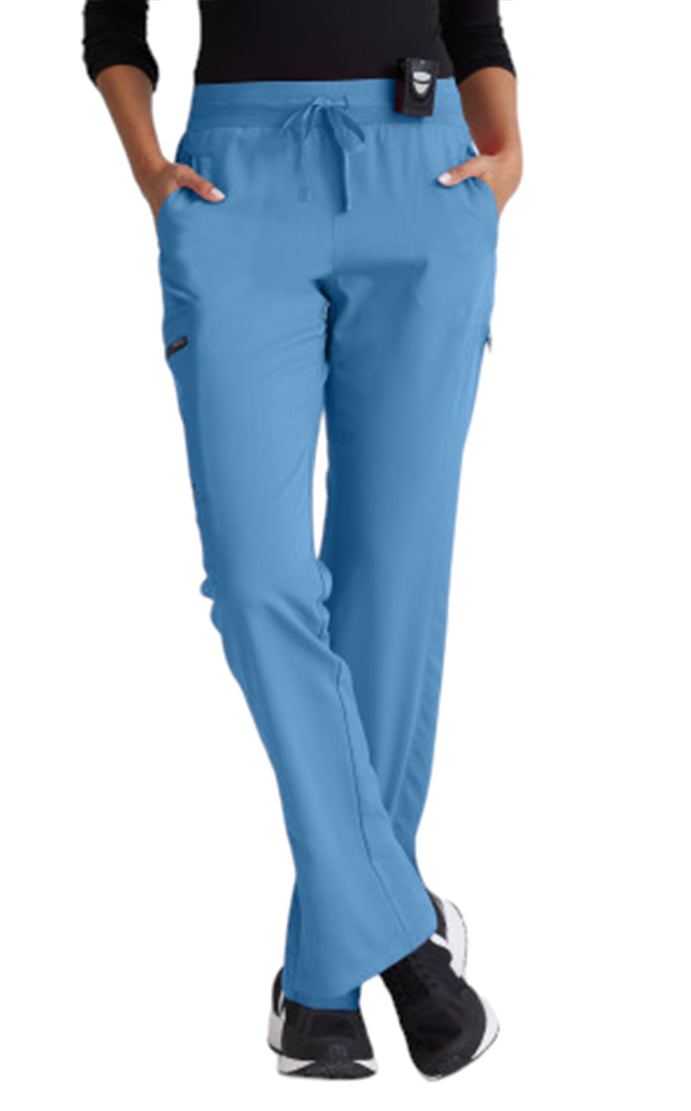 Barco 3PKT BK Logoelastic Cargo Pant-CEIL bLUE