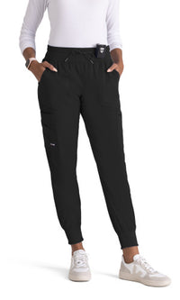 Grey's Anatomy™ Stretch by Barco 7-Pocket Jogger Pant-Black