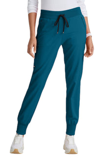 Grey's Anatomy Stretch™ by Barco Eden 5-Pocket Mid Rise Jogger Scrub Pant-Bahama