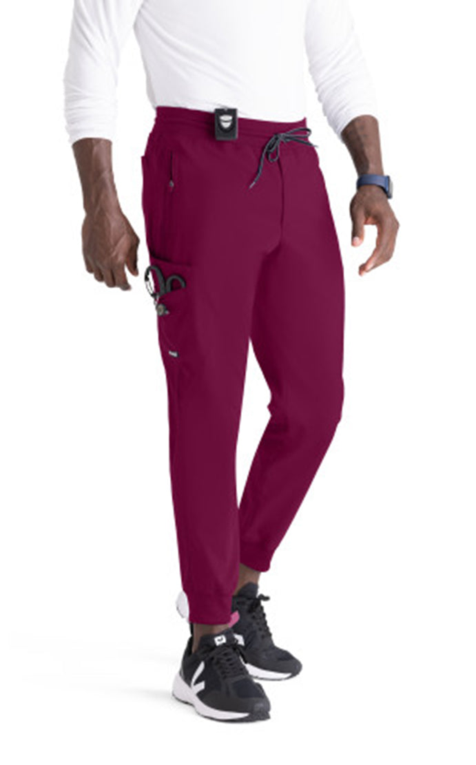 Barco M5PKT ELSTC WST ZIP PKT JOGGER PANT-WINE