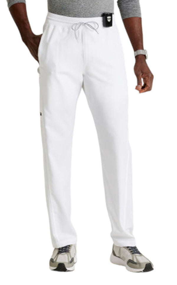 Barco M6PKT KNT WB SLM STRAIGHT PANT-WHITE