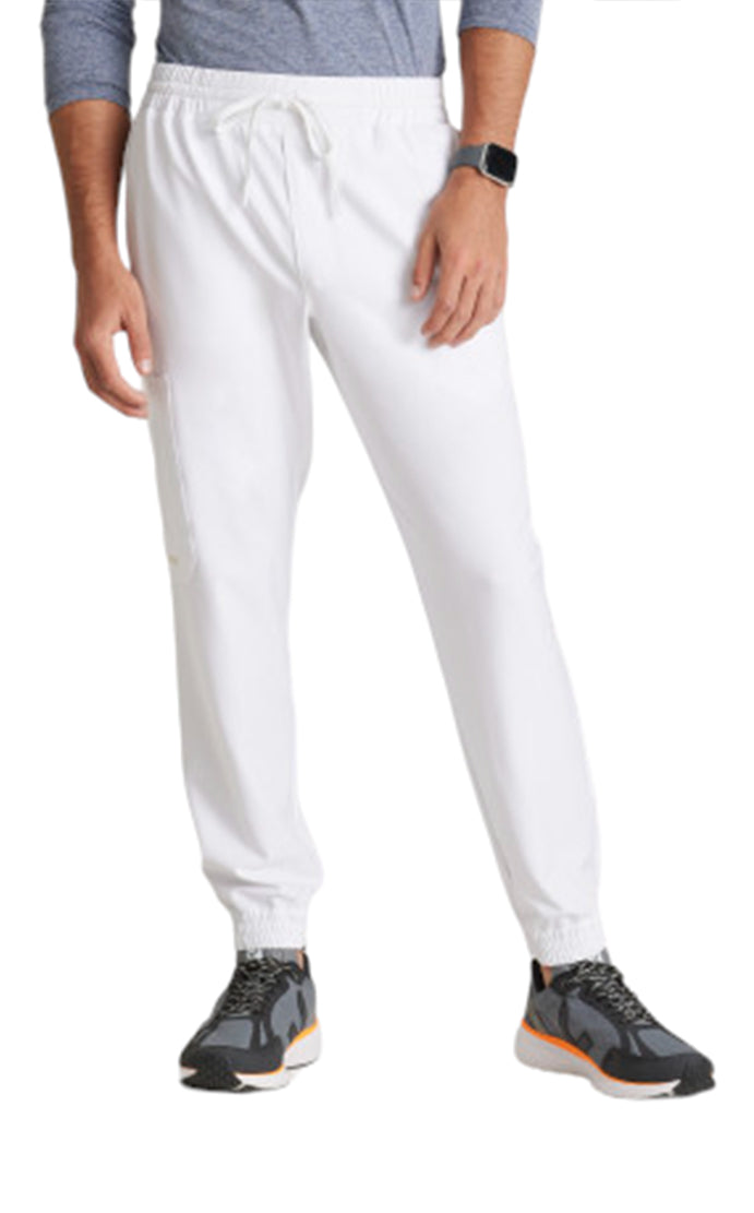 Grey's Anatomy™ Evolve by Barco 5-Pocket Elastic Jogger Pant-White