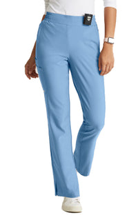 Grey's Anatomy™ Evolve by Barco Terra 6-Pocket Mid-Rise CICLO®Leg Pant-Petite-Ceil Blue