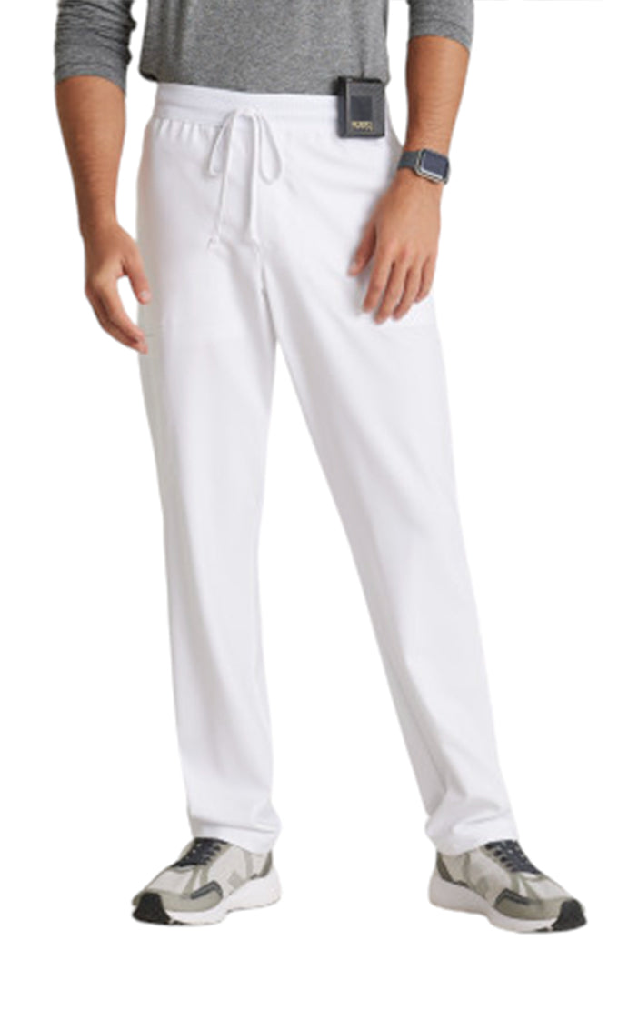 Grey's Anatomy™ Evolve by Barco Terra 5-Pocket Slim Straight Jogger Pant-WHITE